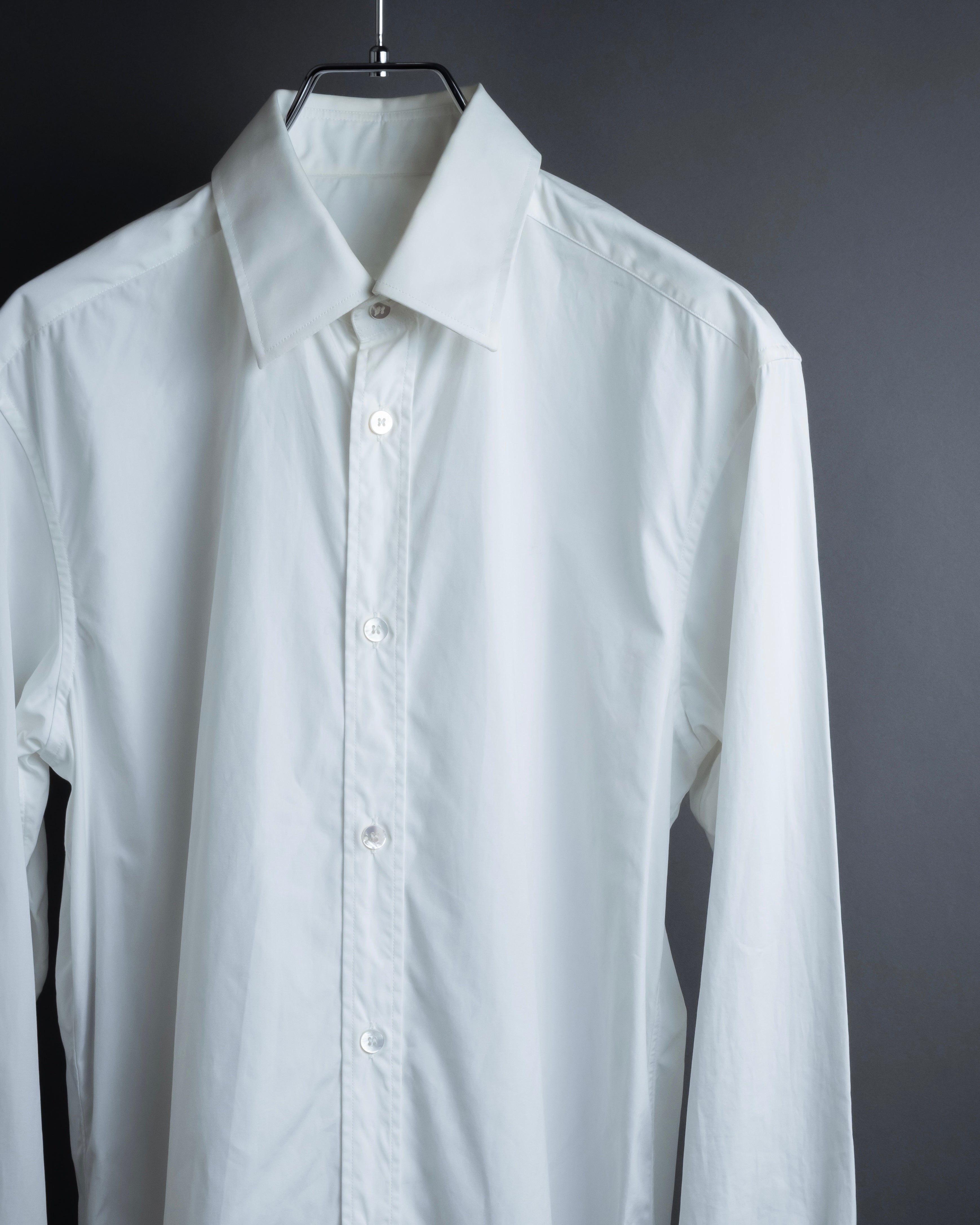 "MAISON MARGIELA" 20AW Long cuff design cotton white shirt