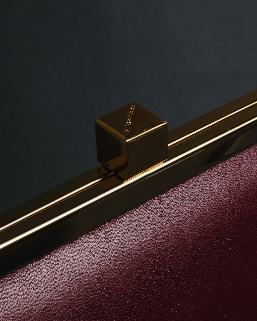 "BURBERRY" 00’s Framed chain formal bag