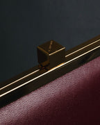 "BURBERRY" 00’s Framed chain formal bag