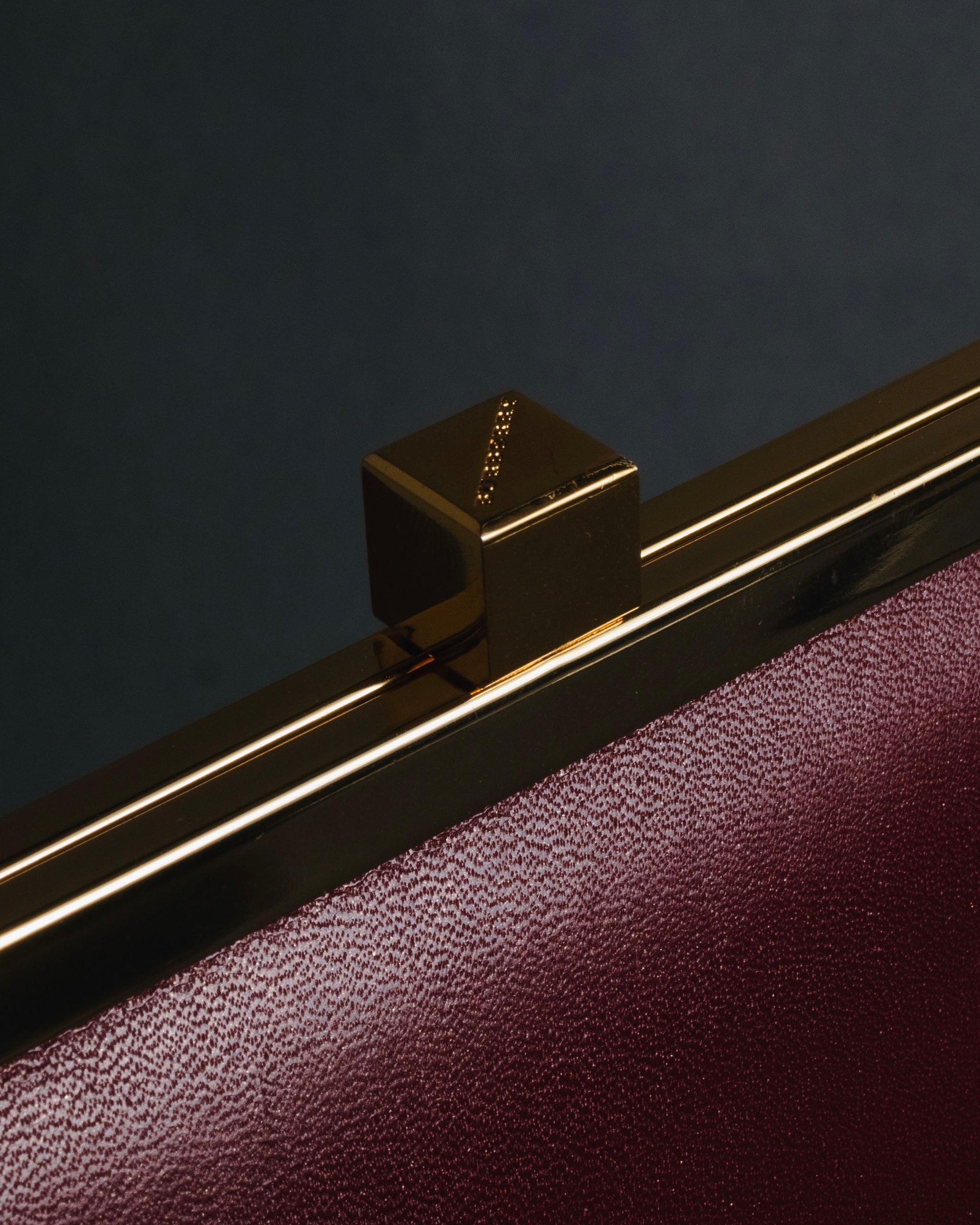 "BURBERRY" 00’s Framed chain formal bag