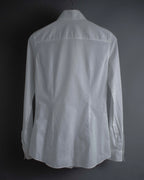 "Dolce & Gabbana" Tiered frill design white shirt