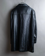 "GIANNI VERSACE COUTURE" Sheep skin oversized triangle color jacket