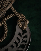 “VALENTINO GARAVANI” 2010’s Crystal embellished tassel cord belt