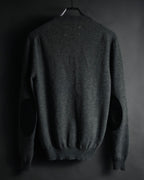 “MARTIN MARGIELA 14” 00’s Elbow patch wool cardigan