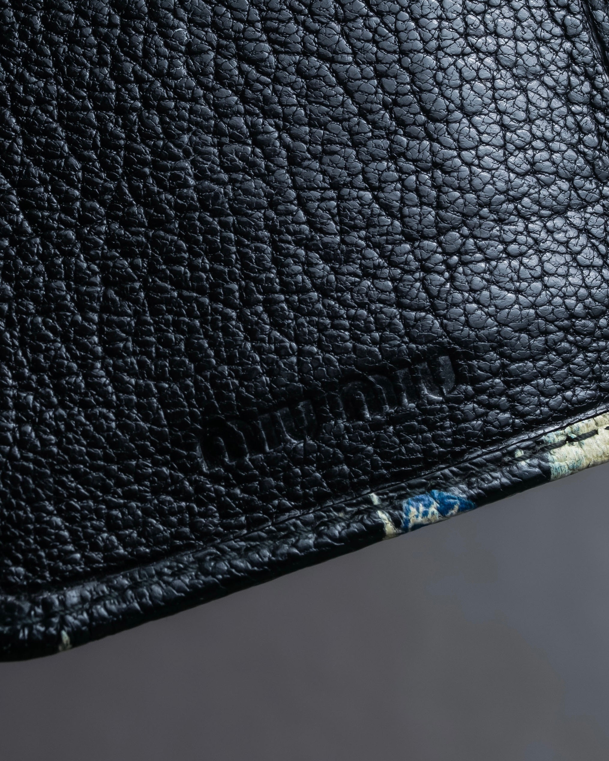 "MIU MIU" Crescent moon print compact wallet