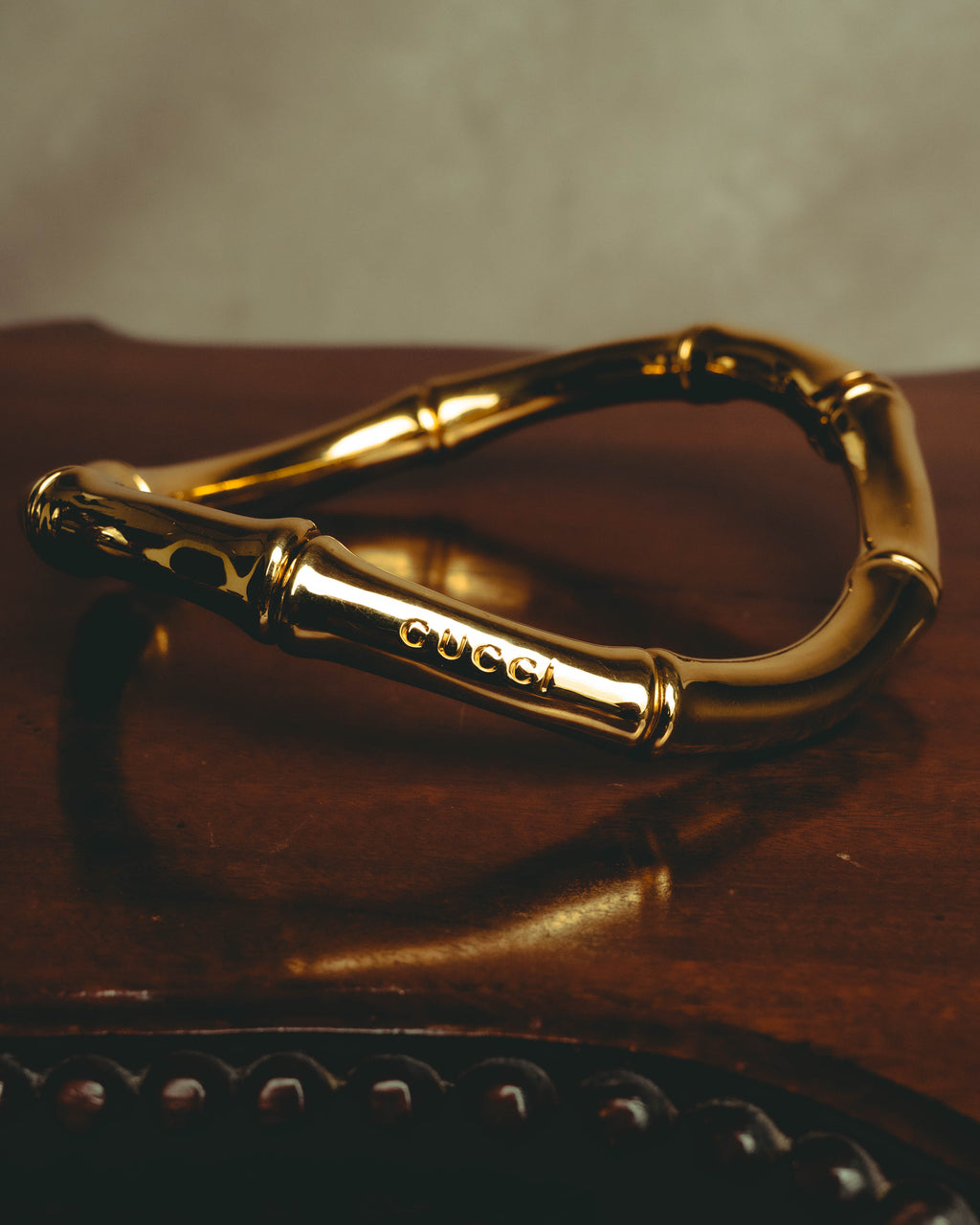 –SPECIAL– "GUCCI" 2025- Sculptural bamboo choker necklace