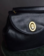"Christian Dior" Vintage logo design leather hand bag