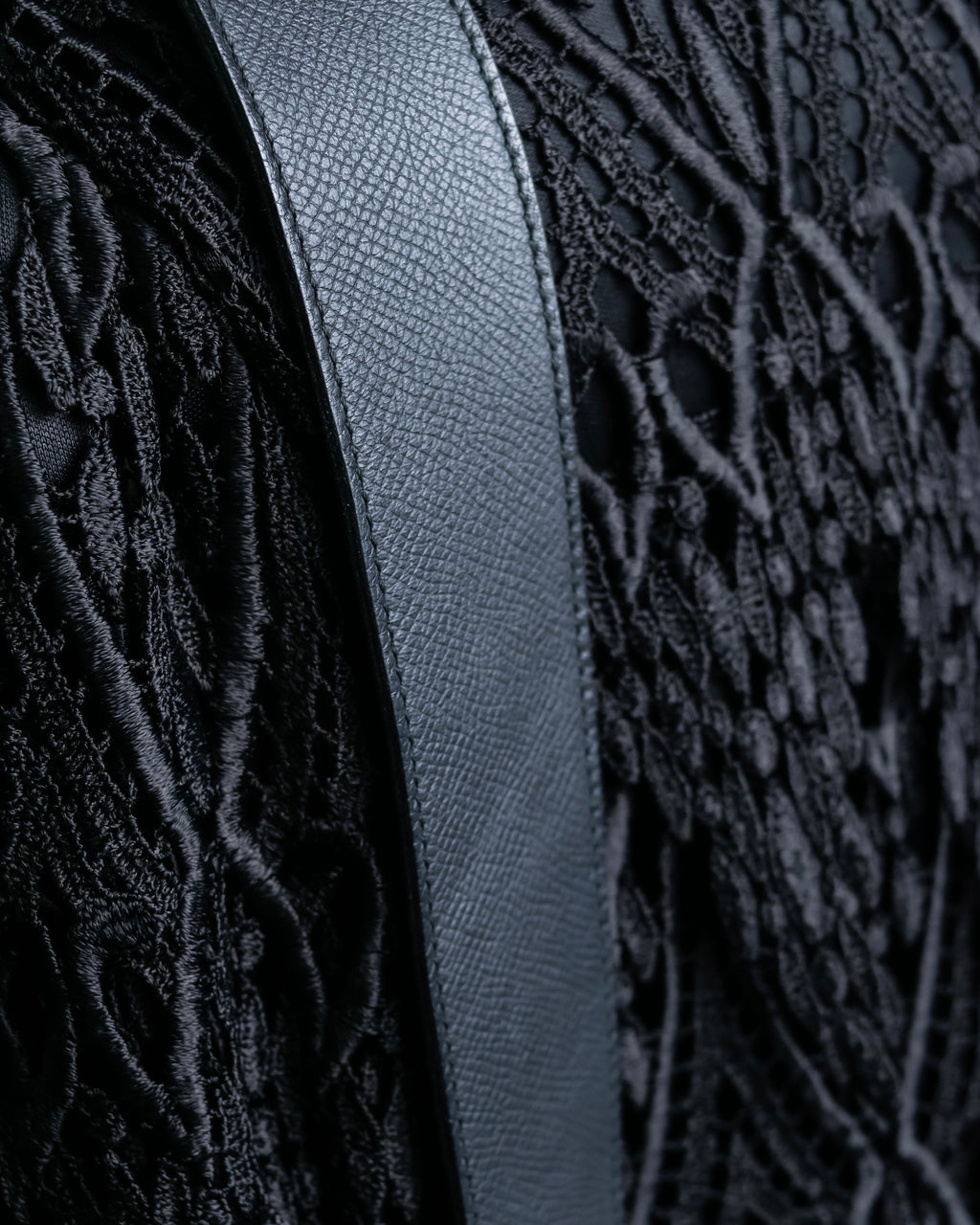 “JIL SANDER” Gold buckle 2 way nylon hand bag