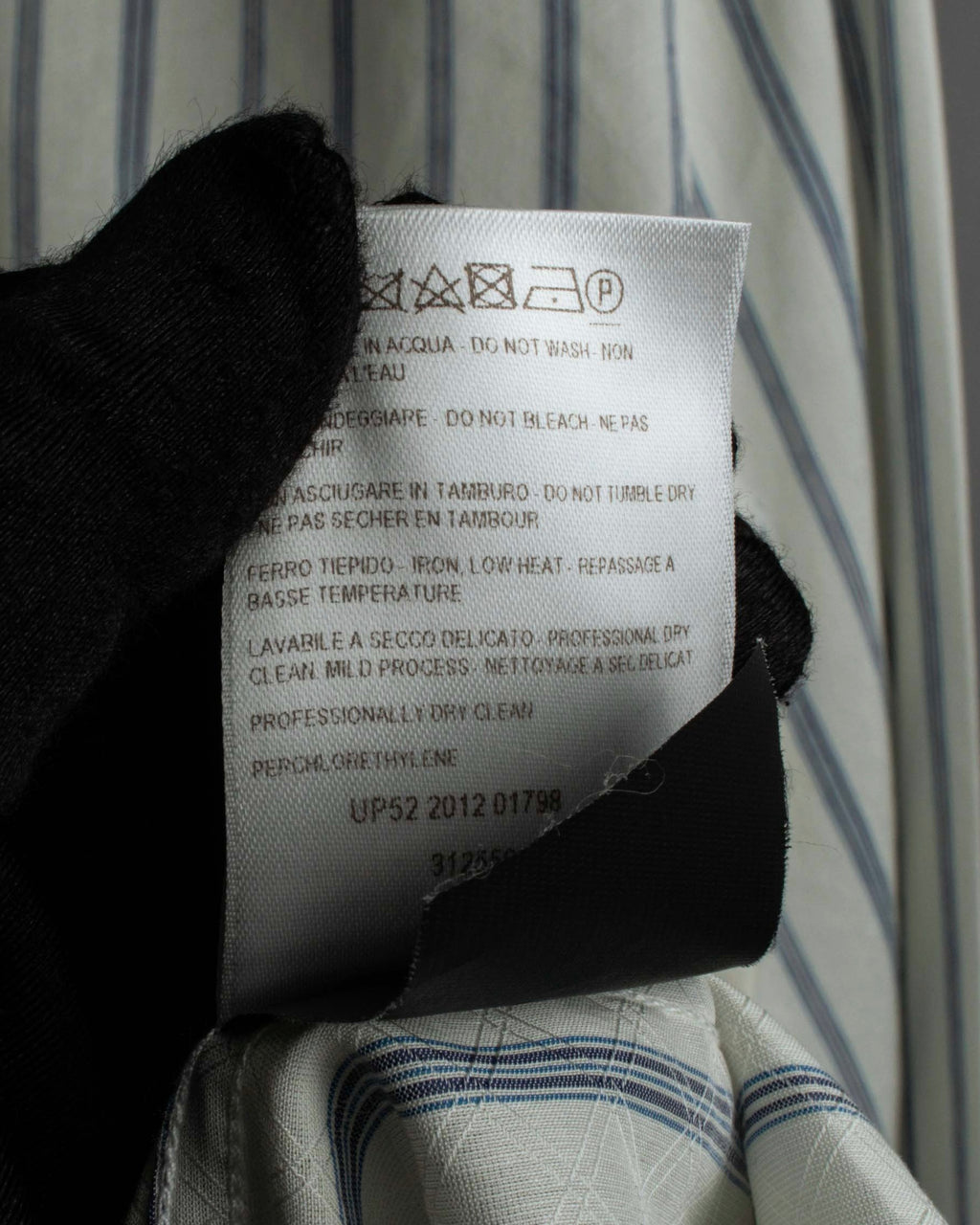 "GUCCI" Diamond jacquard striped shirt