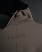 –SPECIAL– “Jean Paul GAULTIER FEMME” 90’s-00’s sculptural scarf collar tailored jacket