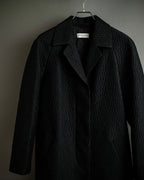 "DRIES VAN NOTTEN" Relief  jaguard uneven design chester coat