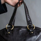 "YVES SAINT LAURENT" Muse to series metal design one handle bag