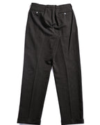 DOLCE & GABBANA/ 2015 Silver Pin Striped Single Breasted Set-up Brown