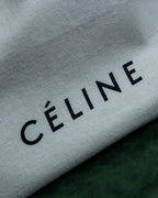 "CELINE" Various studs horizontal leather 2way bag