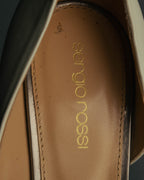"Sergio Rossi" 90's-10's Elegant colorblock leather pointed-toe pumps