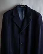 "FENDI" 100% wool oversized maxi length chester coat