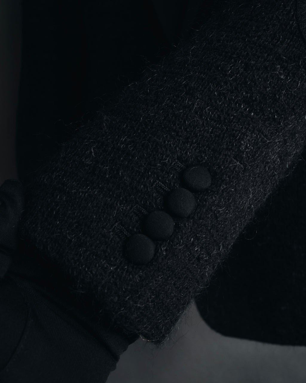 –SPECIAL– "JUNYA WATANABE COMME des GARÇONS MAN" 2015AW mohair blend satin shawl lapels jacket