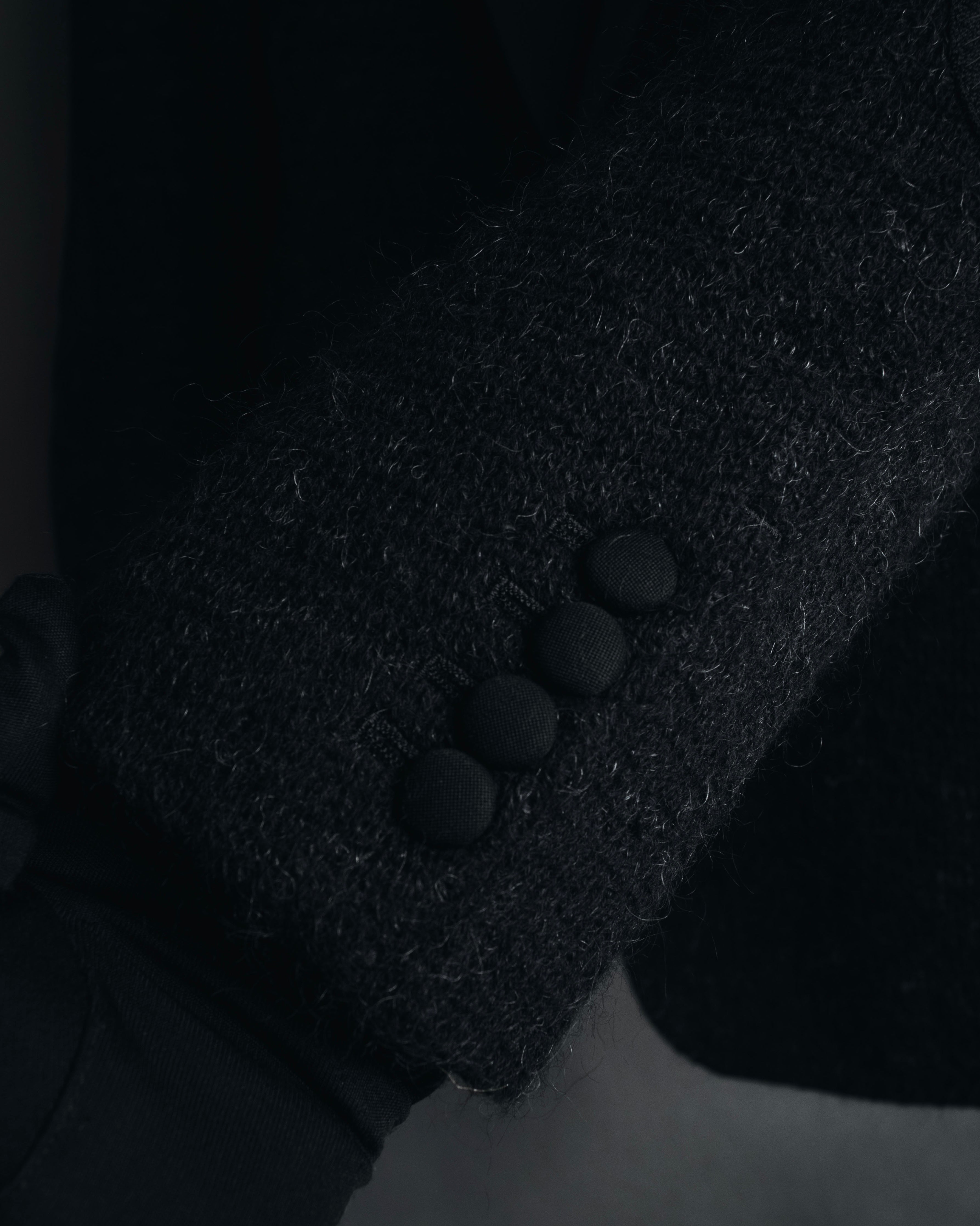 –SPECIAL– "JUNYA WATANABE COMME des GARÇONS MAN" 2015AW mohair blend satin shawl lapels jacket