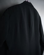 "GIORGIO ARMANI" 08’s-09’s Sharp pinstripe wool two button suit set