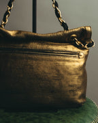 “LANVIN” 2008-2015 Metallic Happy shoulder bag