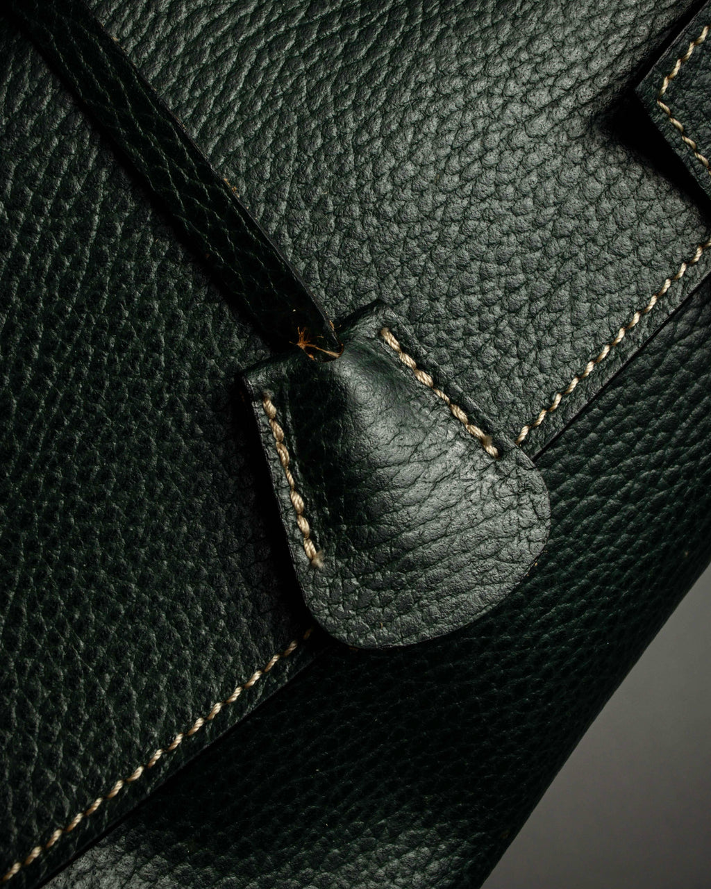 "E. MARINELLA Sottobraccio" Slide closure design 2way leather bag