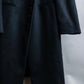 "GUCCI" Asymmetrical front detail high neck coat