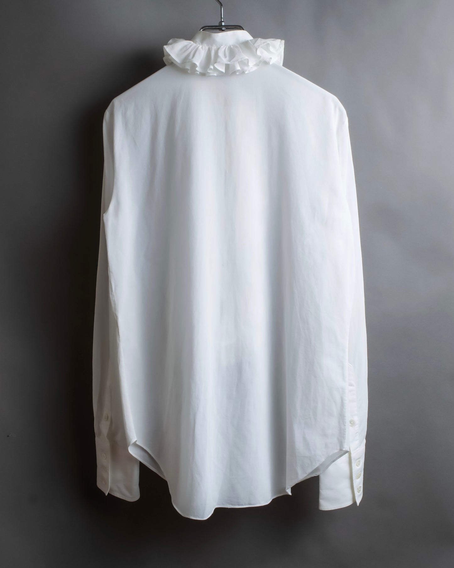 “Dolce&Gabbana”  Front volume frill designed shirt