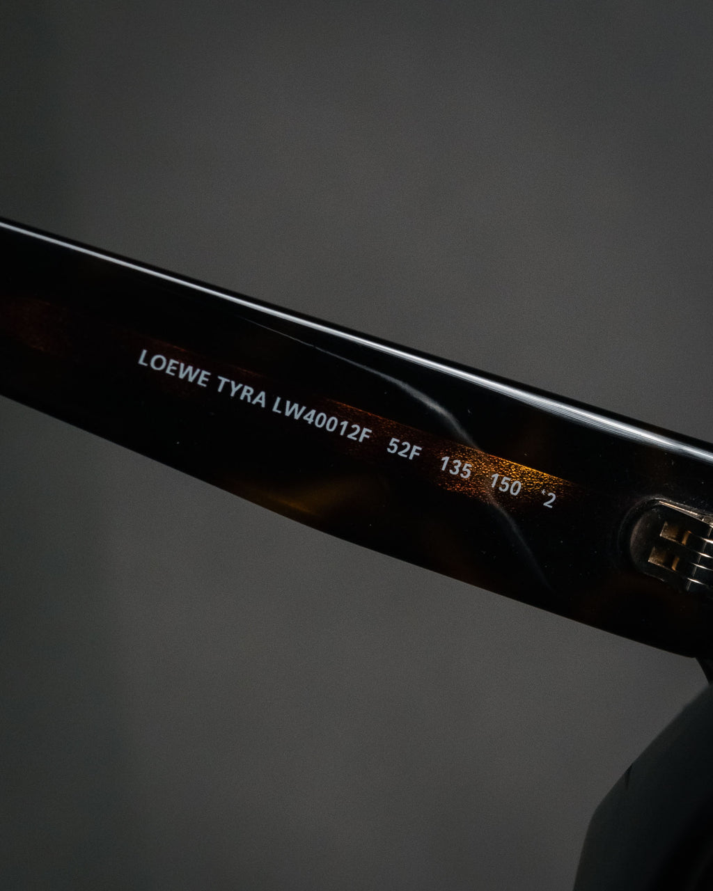 “LOEWE” 2018–2022 Futuristic shield acetate sunglasses