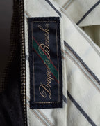 "BROOKS BROTHERS" Melange tweed three-piece suit