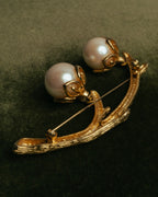 “KENZO” 80’s-90’s Sculptural branch pearl brooch