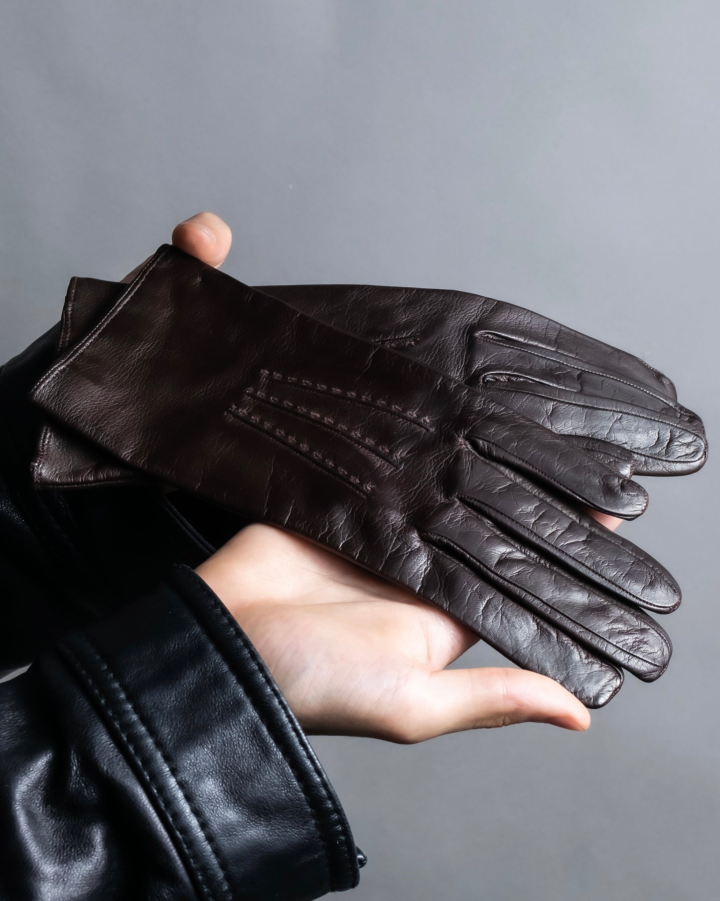 "Max Mara" Beautiful lamb leather gloves