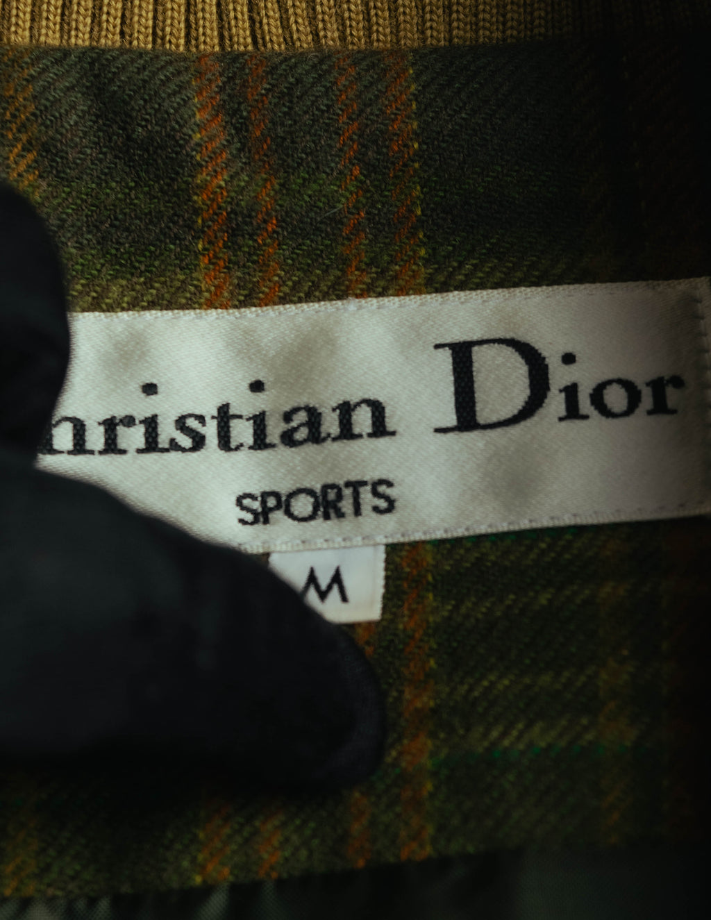 "Christian Dior" 80's-90's Wool plaid blouson and trousers set