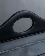 "BURBERRY" Suede switching design 2way shoulder bag