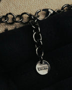 –SPECIAL– "Christian Dior" Late 2000s-2020s Eyelet leather choker necklace