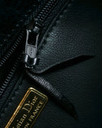 "Christian Dior" Metal parts design leather shoulder bag
