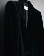 "Christian Dior" 80’s-90’s Silk velvet power tailored jacket