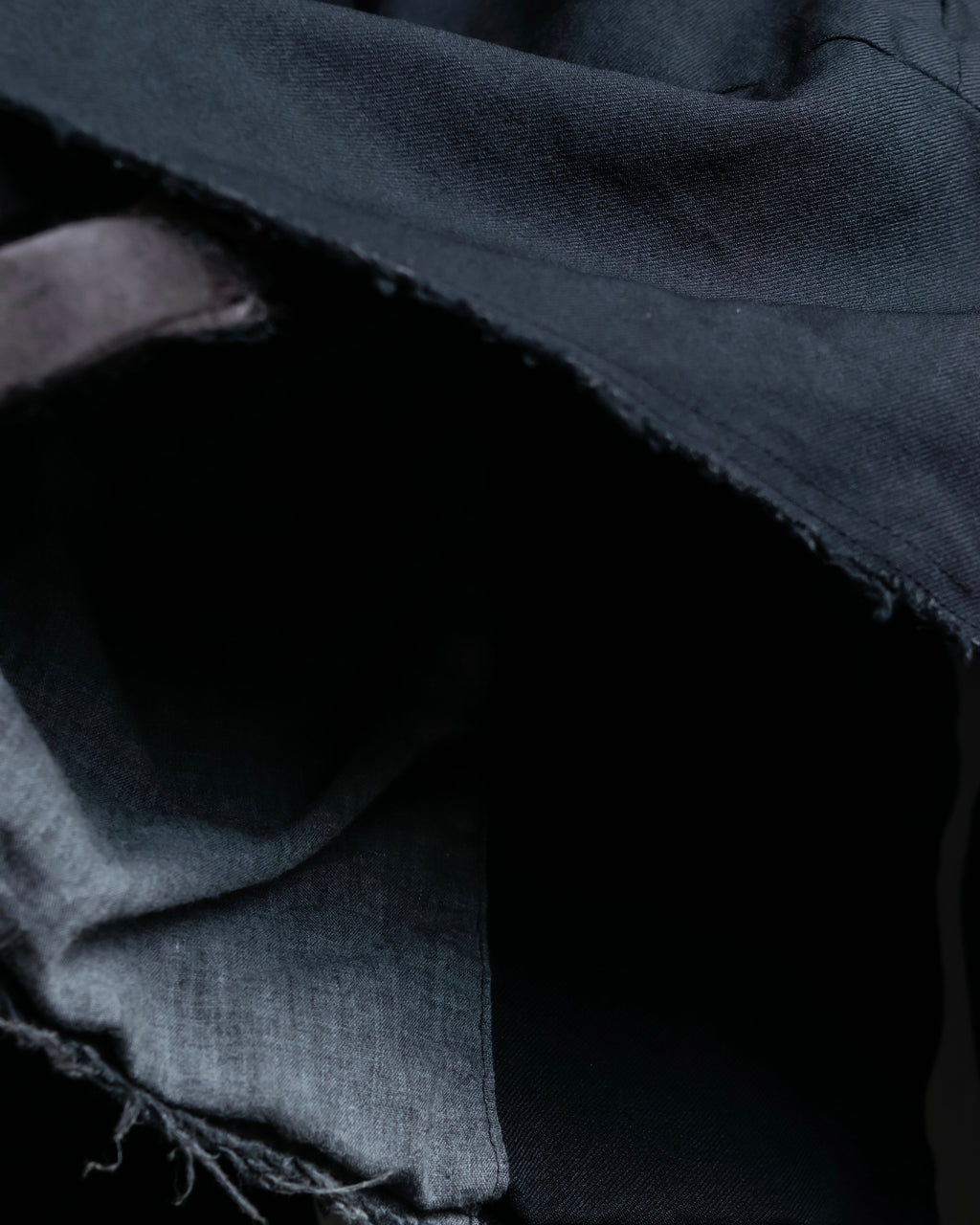 "COMME des GARCONS
COMME des GARCONS" 6 button detail raw edge jacket