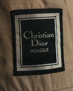 “Christian Dior MONSIEUR” 80’s-90’s Silk blend checked double breasted blazer