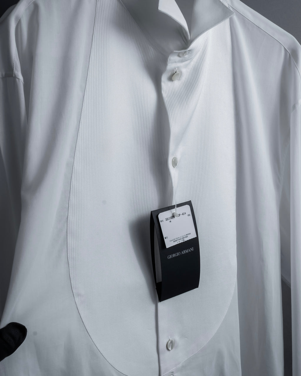 "GIORGIO ARMANI" Belt included bow tie dress shirt