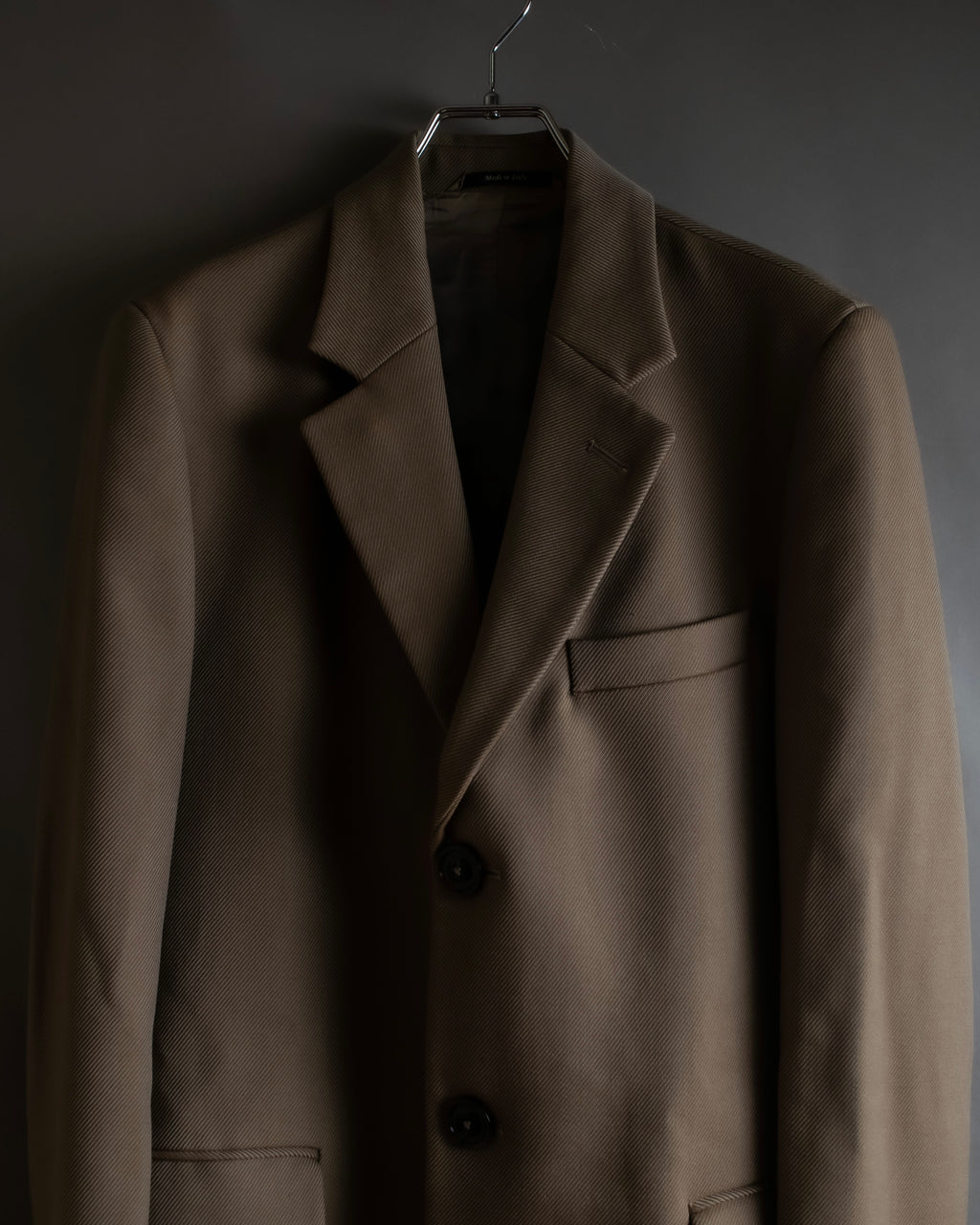 "MAISON MARGIELA" 13AW structured mid-length tailored coat