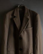 "MAISON MARGIELA" 13AW structured mid-length tailored coat