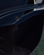 "LOEWE" Anagram logo engraved bicolor leather square bag