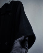 -SPECIAL- "YVES SAINT LAURENT"
80's-90's Raglan sleeves 100% angora stand collar coat