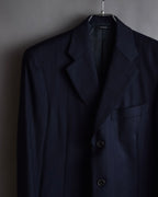"HERMES" Pinstripe relaxed tailored jacket
