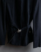"Versus Versace" Belted design short length stencolor coat