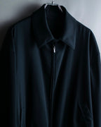 "ARMANI" Minimal design stand up collar blouson
