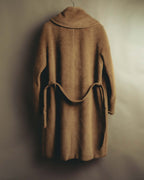 -SPECIAL- “Max Mara” 90’s-00’s Angora blend belted wrap coat