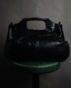 –SPECIAL– "Salvatore Ferragamo"
00’s Gancini ring-gathered nappa 2way bag