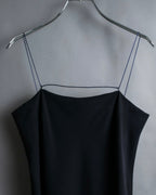 "BALENCIAGA" Piping material switching camisole