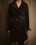 -SPECIAL- "JIL SANDER"
90’s-00’s Architectural cotton velvet belted coat